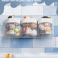 Y.Duck Bath Toy Storage, Bath Toy Holder For Bathtub, Large Capacity Bath Toy Organizer With 3 Compartment Openings, Hanging Bat