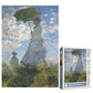 Antelope - 1000 Piece Puzzle For Adults, Woman With A Parasol - Madame Monet And Her Son, By Claude Monet - Officially Licensed,