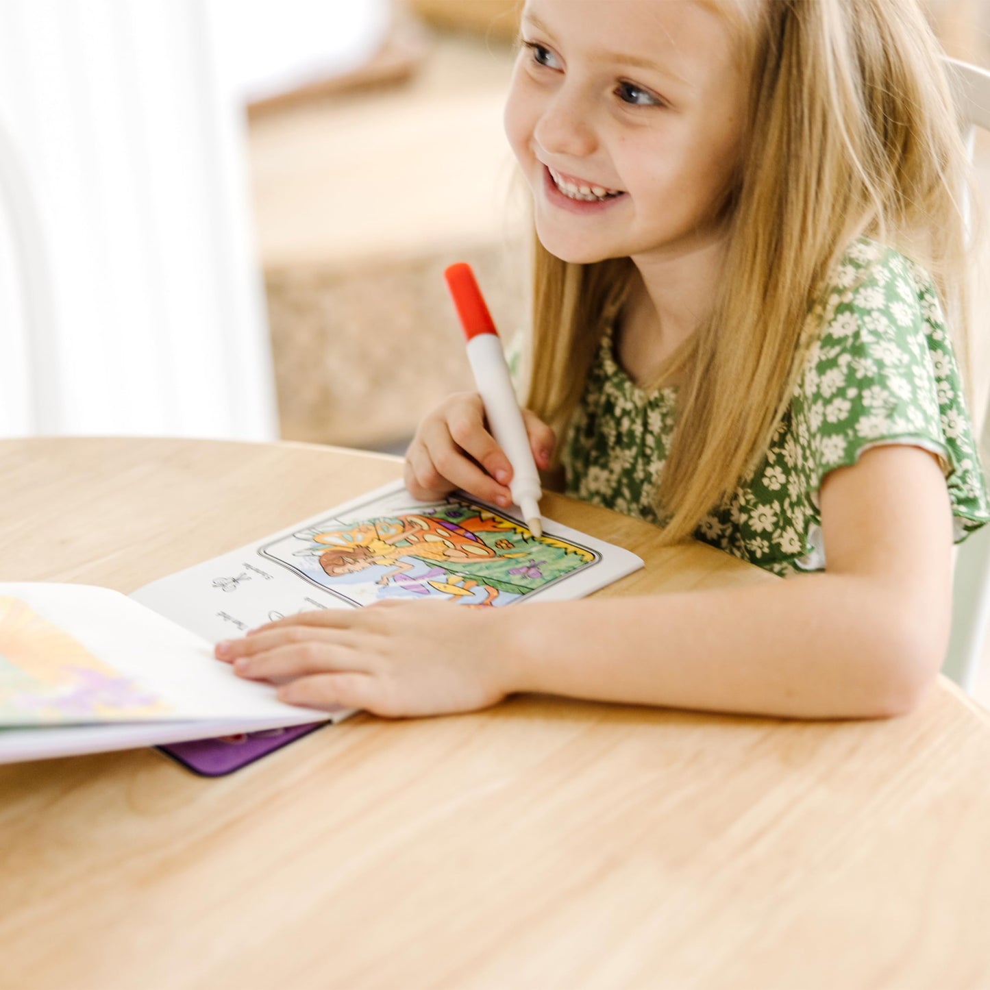 Melissa & Doug On The Go Colorblast! Activity Book: Fairy - 24 Pictures And No-Mess Pen