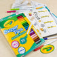 Crayola Washable Super Tip Markers, 20 Count, Assorted Colors, Model 58-8106, Plastic with Silly Scents