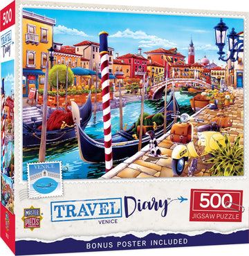 Masterpieces 550 Piece Jigsaw Puzzle For Adults, Family, Or Youth - Venice - 18''X24''