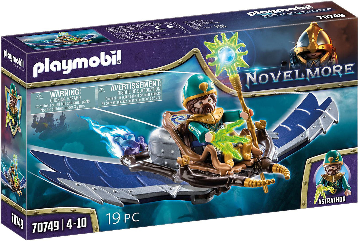 Playmobil Violet Vale Air Magician - Multicolor Plastic Toy - Model 70749 - One Size