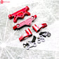 Mesimsple Alloy Steering Top Plate & Steering Bellcrank Set ARA320474 ARA340153 for Arrma 1/5 Outcast 8S BLX Servo Saver & Krato
