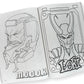 Bendon Avengers Coloring Book Set - Large Paper Coloring Pages & Stickers - Avengers Classic Design