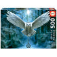 Educa 17959  Magic  500 Piece Puzzle for mature-themeds and Children from 10 Years  Snow Owl  Fantasy  Multicoloured