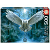 Educa 17959  Magic  500 Piece Puzzle for mature-themeds and Children from 10 Years  Snow Owl  Fantasy  Multicoloured