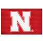 FANMATS 2875 Nebraska Cornhuskers Ulti-Mat Rug - 5ft. x 8ft. | Sports Fan Area Rug, Home Decor Rug and Tailgating Mat - N Primar