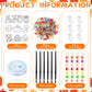 Beeveer 30 Sets Fall Animals Suncatchers Art Kits DIY Thanksgiving Squirrels Owl Suncatcher Crafts Paint Your Own Window Ornamen