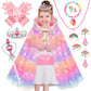 Yaoobey Princess Dress Up Clothes For Girls 4-6,Unicorn Princess Easter Costumes Toys For Girls 3 4 5 6 7 Year Old Christmas Bir