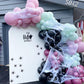 Halloween Party Decorations Balloon Garland Kit, 130Pcs Black Green Pink Latex Balloons Garland With Double-Layered Retro Peach Balloons Boo Foil Balloons Spider Web For Kids Halloween Party Supplies