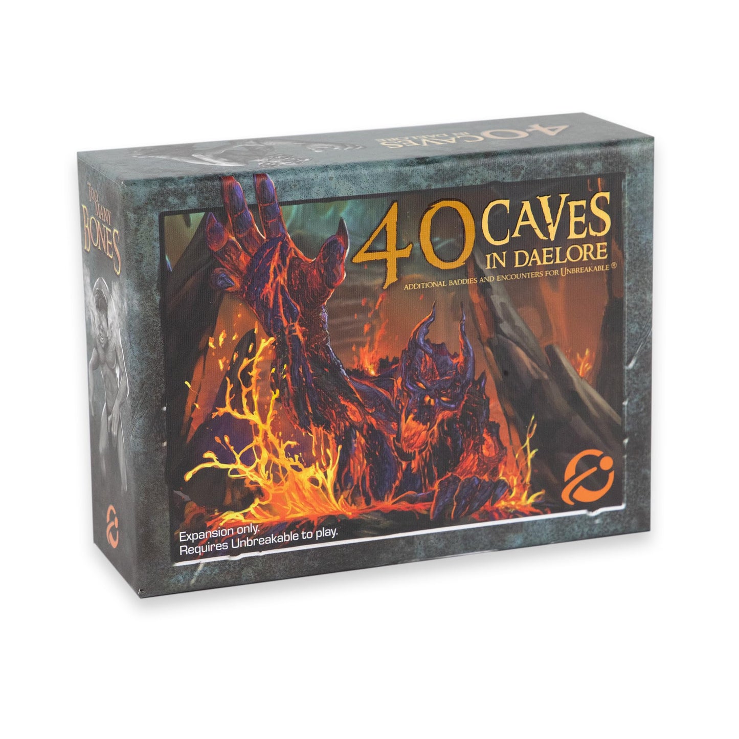 Chip Theory Games Too Many Bones: 40 Caves In Daelore Dice-Builder Roleplaying Game Expansion Strategic Fantasy Rpg Game Accesso