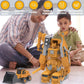 Magnetic Transform Engineering Car Assembled Toys,Toy Construction Vehicles With Storage Box,Magnetic Blocks For Kids Age 3-5 4-