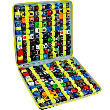 Paiyule Carrying Toys Storage Case For Hot Wheels Cars, Organizer For Matchbox Cars. Trucks&Cars Display Container For Instant Collection Holds 88 Count Mini Vehicles-Box Only