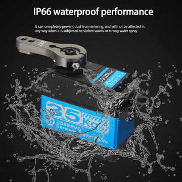 OGRC 35kg Digital Servo High Torque Steering Servo RC Coreless Servo 7.4V High Voltage Waterproof Servo for 1/10 1/8 RC Car RC C