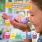 Fingerlings Interactive Baby Axolotl, Auggie (Purple), Swims & Lights Up