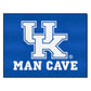 FANMATS 14653 University of Kentucky All-Star Mat - Man Cave | Blue | 33.75x42.5 | UK Primary Logo