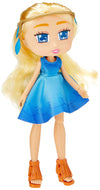 Boxy Girls Jay At Play Blonde With Blue Dress