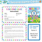 Easter 5 Second Game 108 Simple Question Cards Digital Timer And 5 Second Hourglass Question Card Games For Adults Family Party