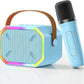 Mini Karaoke Machine With Kids Microphone,Bluetooth Karaoke Microphone Wireless For Singing,Birthday Easter Gifts For Kids Age 4 5 6 7 8 Year Old Girls Boys