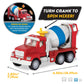 Driven by Battat Toy Cement Truck - Construction Vehicle with Lights & Sounds, Movable Parts - Multi - WH1014Z - 3 Years +