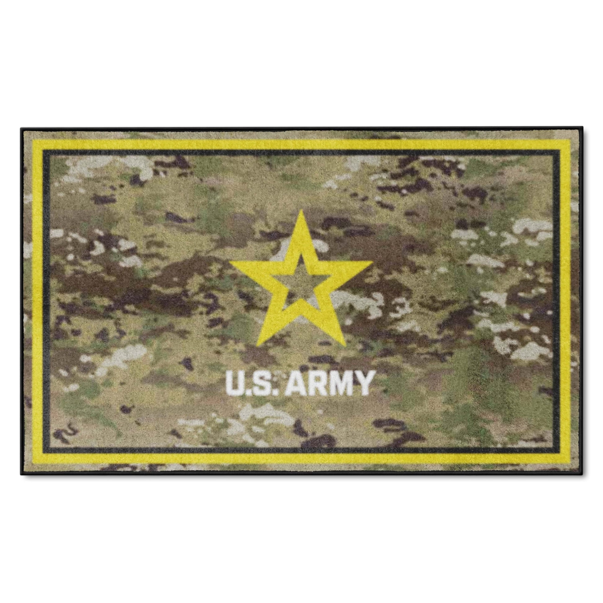 Fanmats 7184 US Army 4 x 6 Nylon Rug