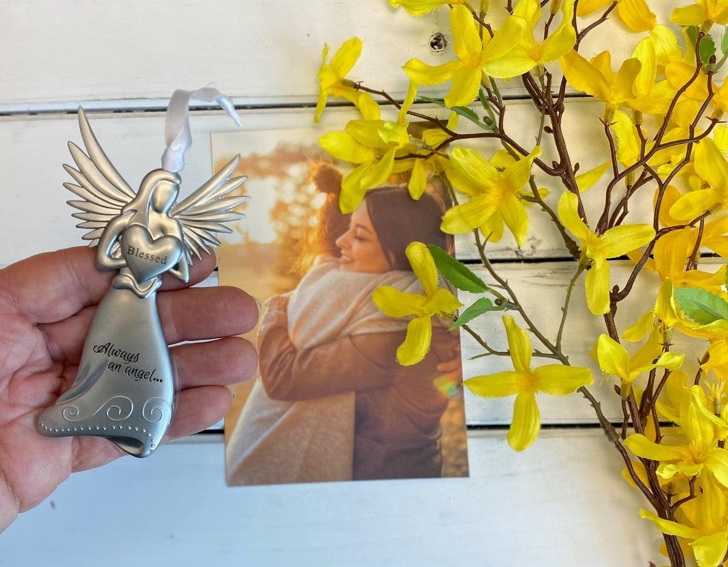 Beyond Blessed Angel With Thank You Sentiment - Gratitude Gift/Appreciation Gift/Thank You Gift For Friends/Mentor/Co-Worker/Neighbor/Thank You Ornament