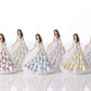 Royal Doulton Birthstone Petites October Figurine, 7" Fine Bone China, Pink, Model HN 5906