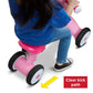 Radio Flyer Lil' Racers: Sparkle The Unicorn Ride On Toy, For Ages 1-3,Pink