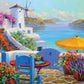 Buffalo Games Mikki Senkarik Seaside Happiness 300 Piece Jigsaw Puzzle, Large Size, Multicolor, Model 22704, Perfect for Game Nights