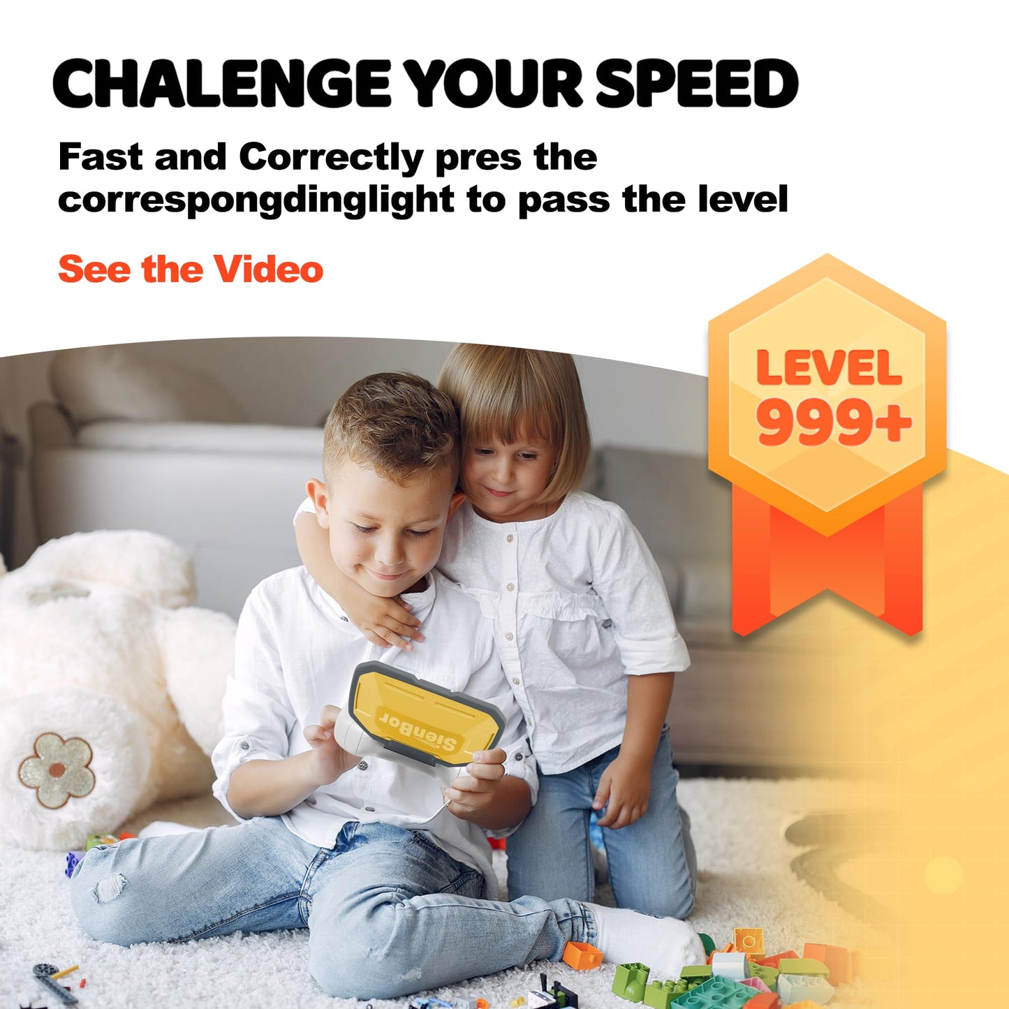 Sienbor Handheld Game For Kids 6-12, Sensory Fidget Toys For Kids 8-12, Boys&Girl Adhd Toys,Birthday Gifts For Boys Girls,Fidget