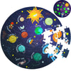 Cocomoco Kids Solar System Puzzle 42 Pcs - Glow In The Dark - Educational Toy Space Puzzles For Kids Ages 2-6 Year Old Boys Girl
