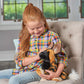 WILD REPUBLIC African Wild Dog Plush Toy, 12" Multi-Color Cuddlekins Stuffed Animal, Model 10900