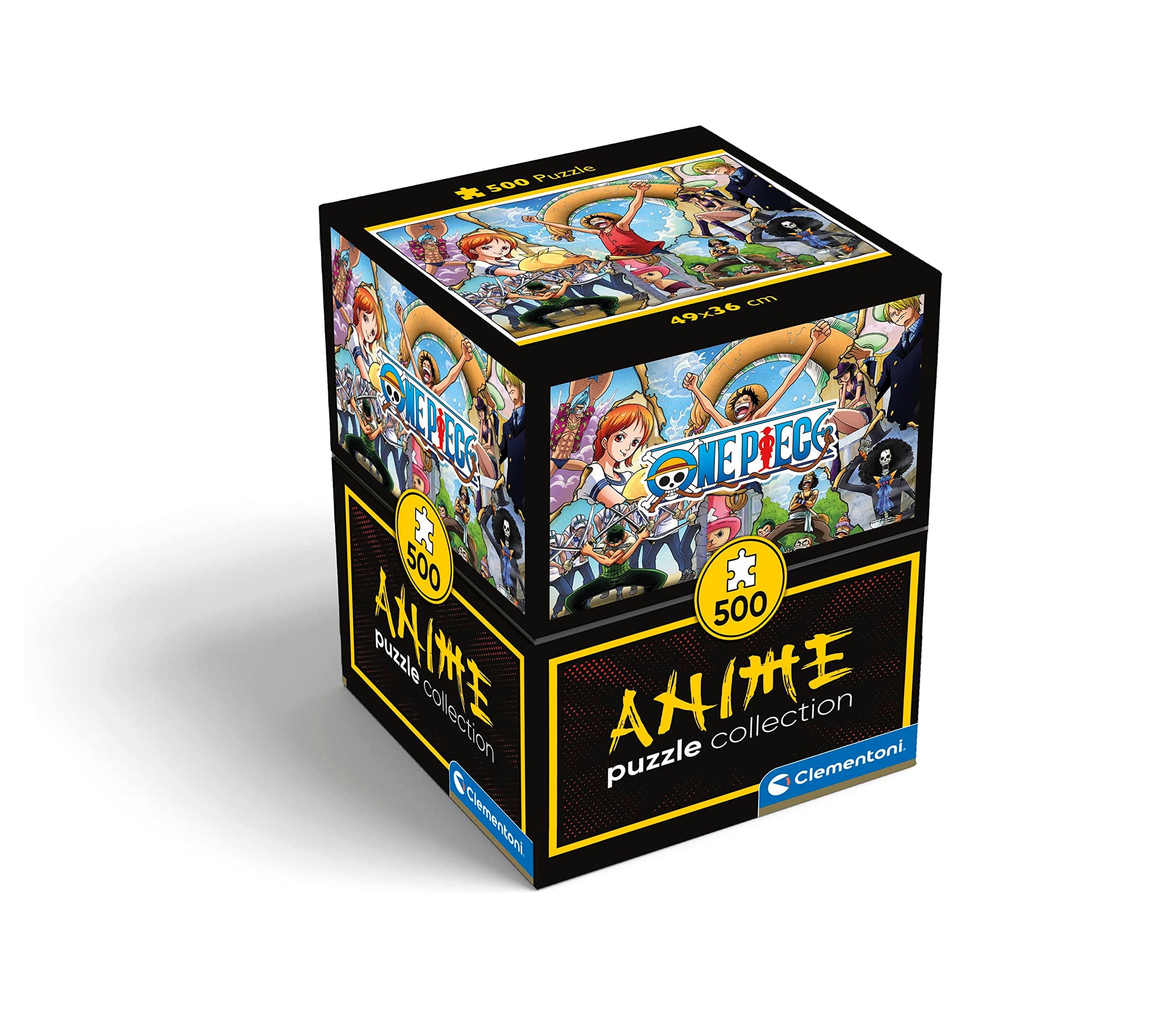 Clementoni 35136 Anime One 500 Pieces, Jigsaw Puzzle For Adults-Made In Italy