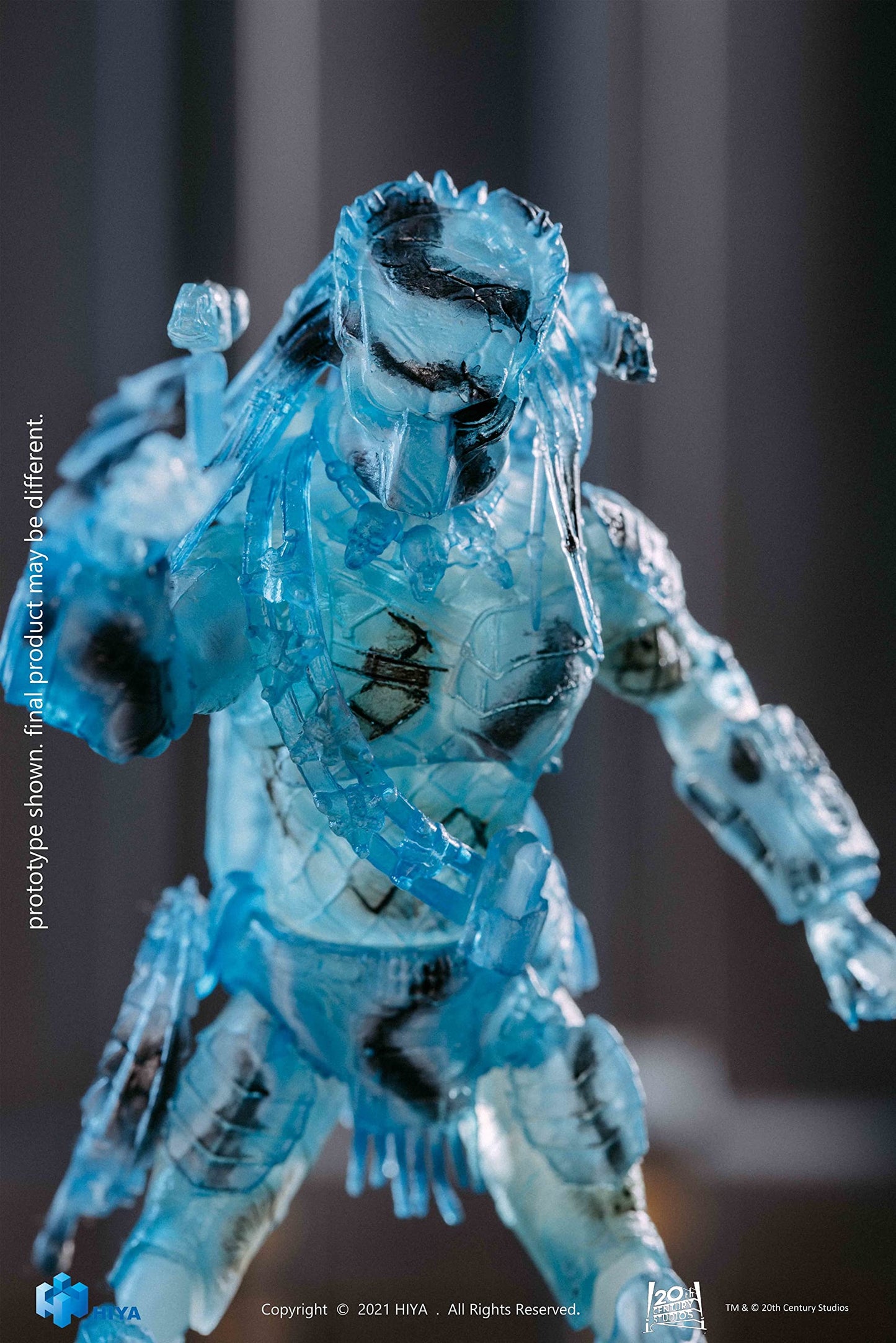 Hiya Toys Alien vs Predator Wolf Predator Figure 1:18 Scale, Multicolor, Model EMP0096, PVC Material