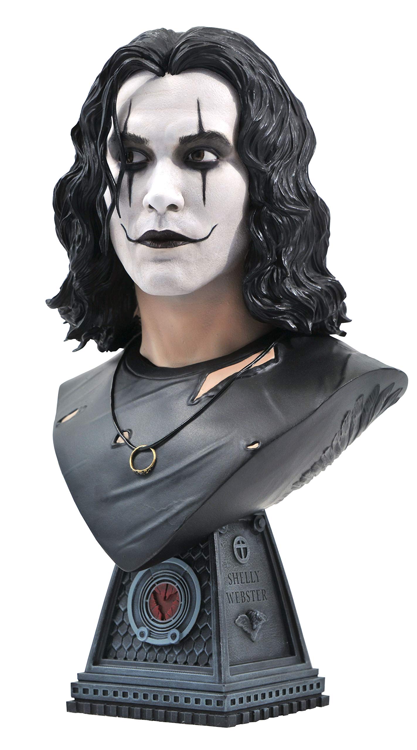 Diamond Select Toys The Crow Eric Draven 1:2 Scale Bust, 10" Multicolor Resin, Model MAR212005