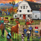 White Mountain Puzzles - Dude Ranch - 1000 Piece Jigsaw Puzzle