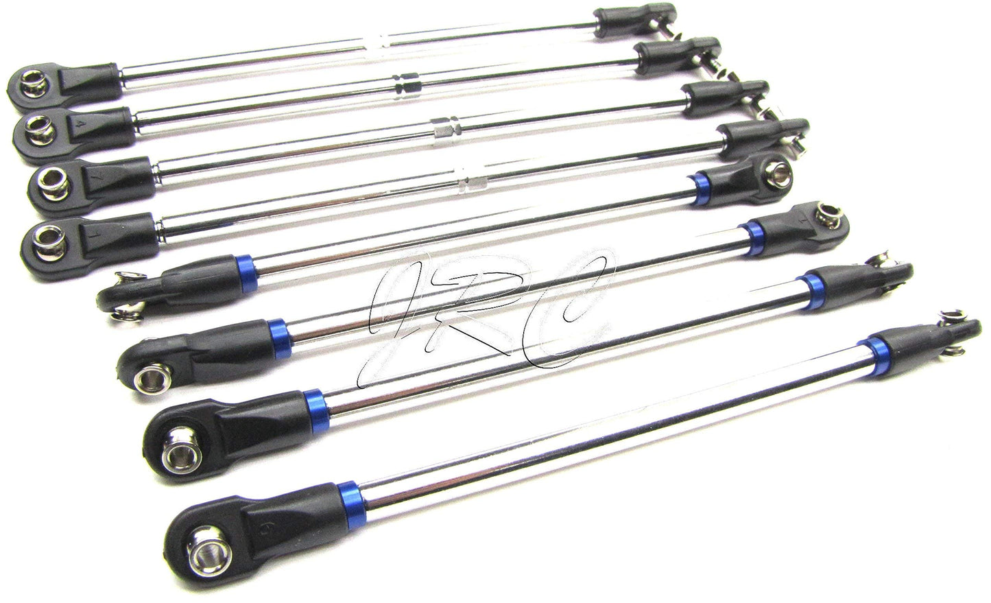NITRO REVO 3.3 TIE RODS (PUSH TURNBUCKLES STEEL TOE LINKS 8 PCS 5309 TRAXXAS