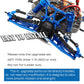 Rcarmumb RC Upgrades Part for 1/10 Slash 4x4 (VXL)/Stampede 4x4 (VXL),Alloy Front Rear Suspension Arm,Caster Block,Steering Bloc