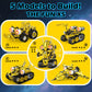 5 in 1 STEM Robot Building Kit with Remote & App Controll  Technic Coding Robotic Toys for Kids Ages 8-13 with LED-Lights Christmas Birthday Gift for Boys & Girls Age 6 7 8 9 10 11 12+ (673PCS)