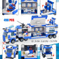 1338 Pieces City Police Station Mobile Command Center Truck Building Blocks Set In 25 Different Models Police Car, Helicopter, P