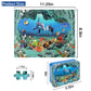 Lelemon 100 Pieces Puzzles For Kids Ages 4-8 Year Old Underwater World Theme Dolphins Fishes Jigsaw Puzzle For Children Learning