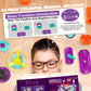 Circuit Board For Kids, Smilesskiddo 45 Pcs Diy Electronics Exploration Kit With 100+ Projects, Physics Science Experiments Kit,