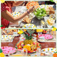 Funnymoom 60 Pcs 7 Inch Fruit Paper Plates Tutti Fruit Birthday Party Supplies Summer Disposable Dinner Dessert Plates for Weddi