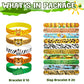 Dmight Jungle Safari Party Favors 30 Pcs Wild Animals Slap Bracelets And Rubber Wristband For Kids Birthday Gifts, Wild Theme Pa