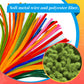 100PCS Green Pipe Cleaner,Colored Pipe Cleaners for Crafts,Pipe Cleaners Set,Pipe Cleaner Craft,Pipe Cleaner Christmas Trees