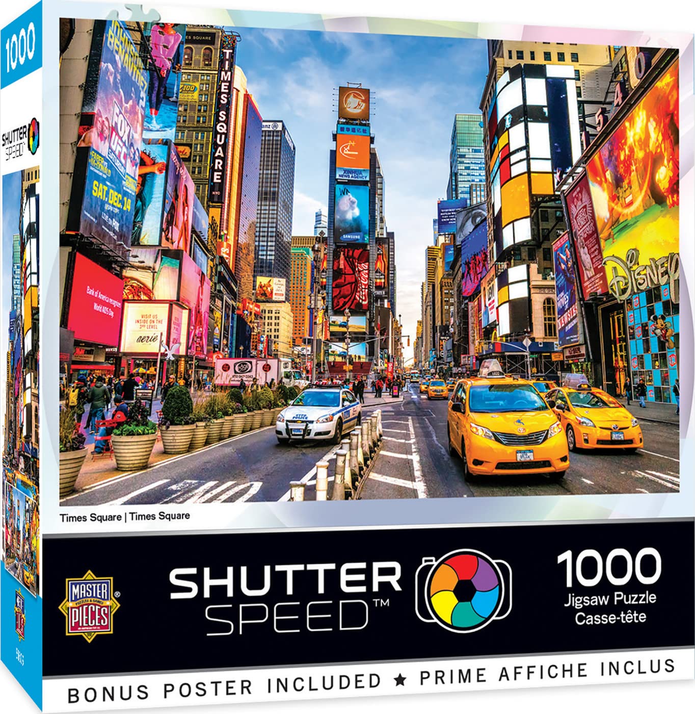 Masterpieces 1000 Piece Jigsaw Puzzle For Adults, Family, Or Kids - Times Square - 19.25x26.75