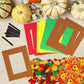 Fall Crafts for Kids Autumn Picture Frame Craft Kits Foam Crafts for Thanksgiving Toddlers Seasonal Decorations 12 Sets