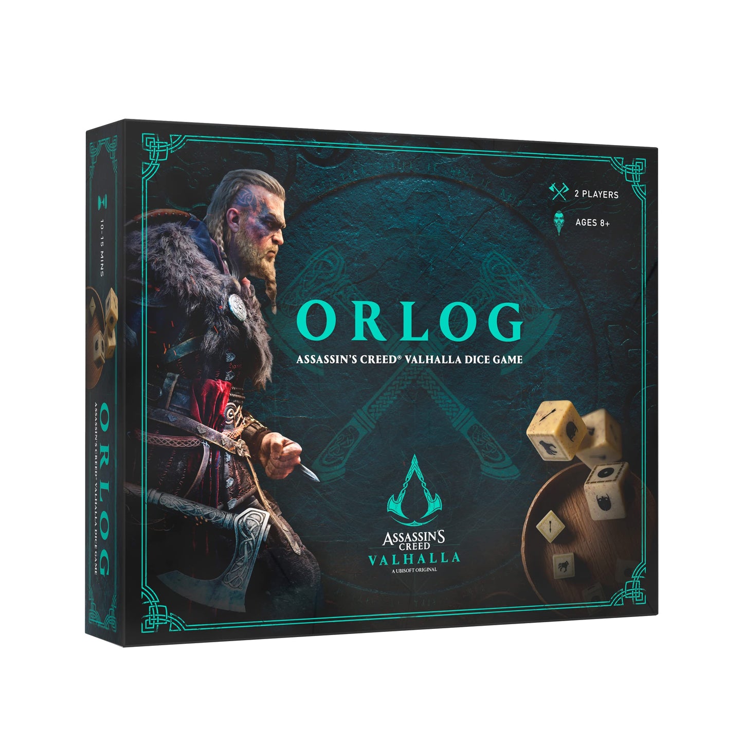 PUREARTS Orlog Board Game for 2 Players - Assassin's Creed Valhalla - Multicolor - Cardboard - Model PA001OR