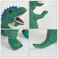 Stuffed Dinosaur Plush Toy Green, Plush T-Rex Dinosaur Stuffed Animal, Baby Dinosaur Bedtime Stuffed Animal Plush 14.5'', Gifts