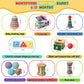 Montessori Toys For Babies 6-12 Months,1 Year Old,8 In 1 Learning Educational Set Wooden Sensory Toys For Baby Toys 12-18 Months (Includes Tissue Box Toy,Rainmaker And More)